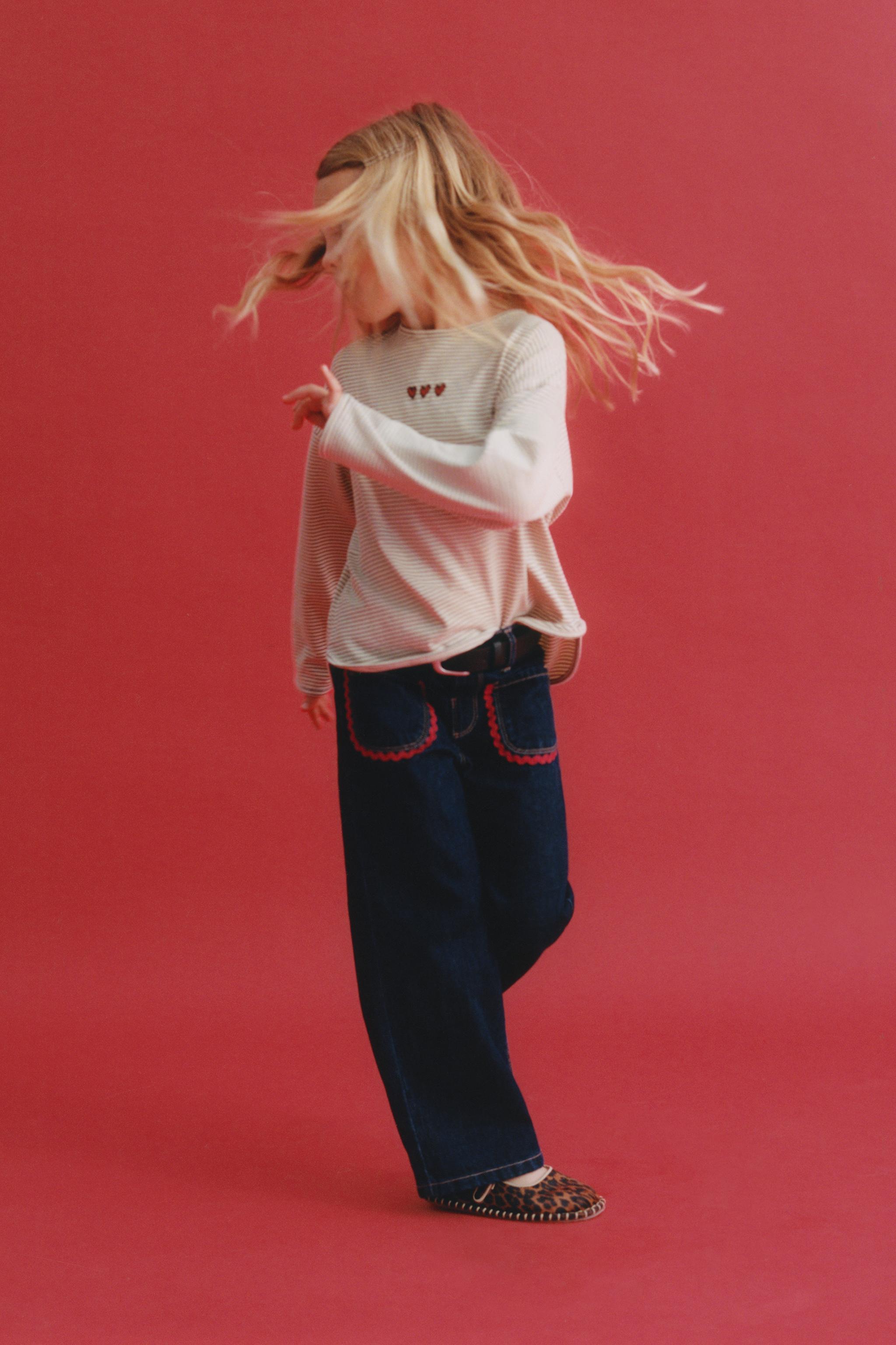 WAVE TRIM POCKET CULOTTE JEANS